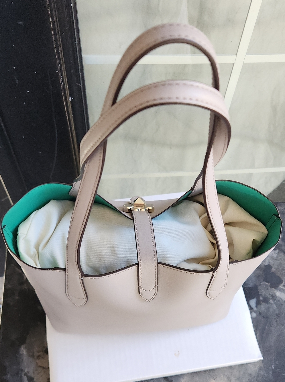 Kate Spade Kaci Tote in Soft Taupe - Picture 7 of 10